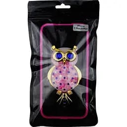 Чохол-накладка Toto TPU Case Decorative Stones IPhone 7 Plus/8 Plus Owl Pink - мініатюра 2