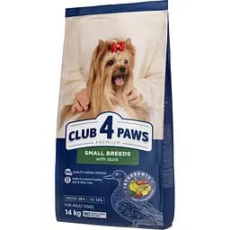 Сухий корм Club 4 Paws Premium для дорослих собак малих порід, з качкою 14 кг