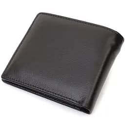Чоловіче портмоне з натуральної шкіри ST Leather 22734 чорне - мініатюра 2