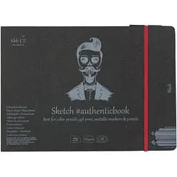 Альбом для рисунка SM-LT Art Authentic А5 (24.5х17 6 см) 165г/м2 18л черная бумага