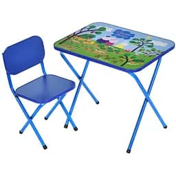 Детский столик складной со стульчиком Bambi M 5963-4 синий