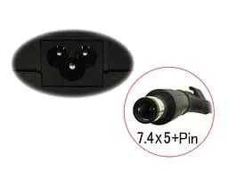 Блок живлення для HP DV7-2111tx, DV7-2120sa, DV7-2135eo, DV7-2177cl, DV7-2180us, DV7-2190us (19V 7.1A 135W (7.4x5.0+Pin)) High - мініатюра 2