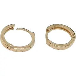 Золоті сережки Імперія золота з алмазною гранню. СБ645(А)І