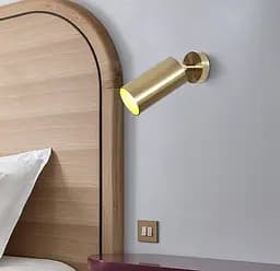 Мінімалістичний настінний латунний світильник-бра | Арт. C 8464/1N AB | Line F