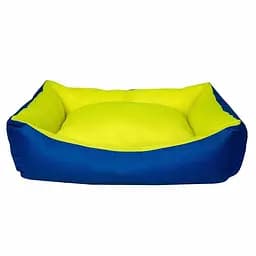 Лежак для собак Milord DONDURMA XL 95x70x2 см (синій/жовтий)