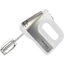 Міксер Liberton LHM-2805, White, 600W, ручний, 5 швидкостей + режим Турбо, вінчики, гаки для замісу тіста