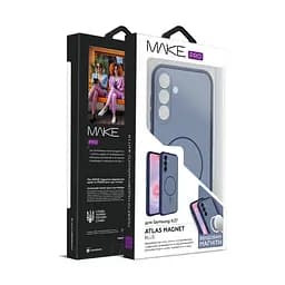 Чохол Make Samsung A37 Atlas Magnet Blue - мініатюра 2