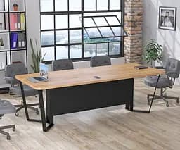 Стіл для переговорів V-240 Loft Design без розеток