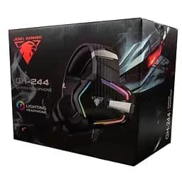 Ігрові навушники з мікрофоном Jedel GH244 RGB Balck - мініатюра 7