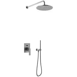 Душова система Kohlman Experience 30 graphite + BOX прихованого монтажу QW210EGR30, Графіт