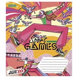 Набір зошитів 1 Вересня Sport games в клітинку 18 аркушів 25 шт. (766571) - мініатюра 4