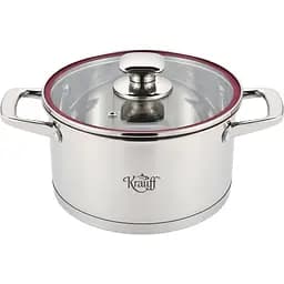 Кастрюля Krauff Prime Chef со стеклянной крышкой 6.1 л 24 см (26-238-041)