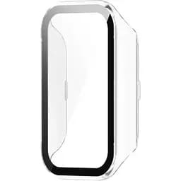 Чохол-накладка DK CDK Пластик Gloss Glass Full Cover для Xiaomi Mi Band 8 Active (015558) (clear)