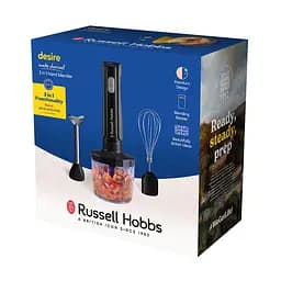 Russell Hobbs Блендер заглибний Desire Matte Charcoal, 500Вт, чаша-500мл, вінчик, міні-подріб., чорний - мініатюра 9