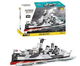 Конструктор COBI корабель 1:300 HMS BELFAST 4844