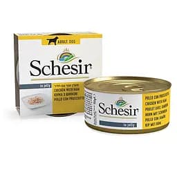Консервы для собак Schesir Chicken Ham 150 г шезир филе курицы C натуральной ветчиной