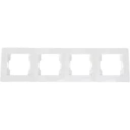 Рамка Brille для розетки ZB-4F wh