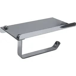 Тримач для туалетного паперу Bemeta Hotel з поличкою 153312132 Хром