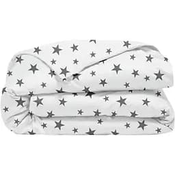 Підковдра двоспальна Cosas Big Star 180х220 см (StarBigGrey_White_180q)