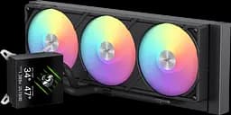 Водяное охлаждение Gamemax Glacier 360 LCD ARGB Black (GLACIER 360 LCD BK)
