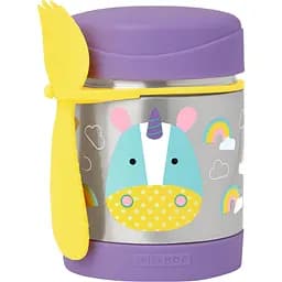 Термос для їжі Skip Hop Zoo Єдиноріг 325 мл фіолетовий з жовтим (252382)