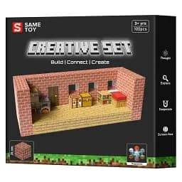 Магнитный конструктор Same Toy Creative Set Brick House 100 эл. (MCRAFT-1110-SM)