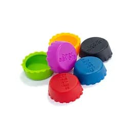 Багаторазові силіконові кришки для пляшок, 6 штук, Kitchen Master 87426