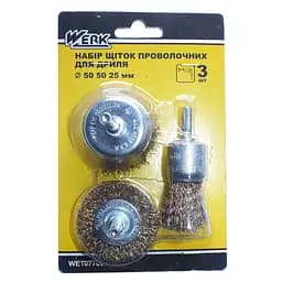 Набір щіток Werk проволочних 3 шт. (67355)