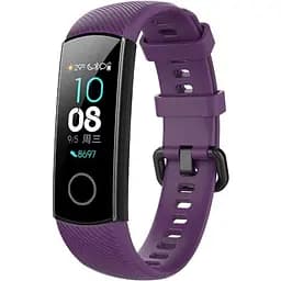 Силиконовый ремешок Primo для фитнес-браслета Huawei Honor Band 4/5 Purple