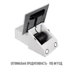 Витяжка декоративна похила PERFELLI VIO 5HW BIANCO - мініатюра 6