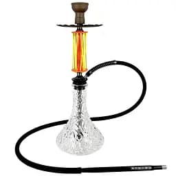 Кальян Trumpet Hookah Rider W-40 Yellow-Orange (колба Crystal Clear)