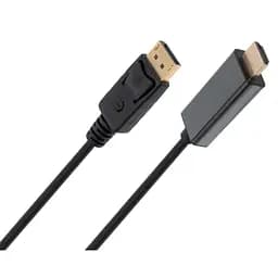 Кабель мультимедійний Display Port to HDMI 1.8m v1.4/v2.1 4K120/8K60 Vinga (VCPDP14HI211.8) - мініатюра 3