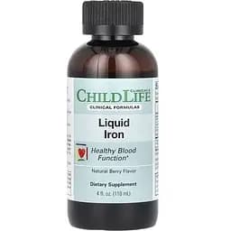 Залізо рідке ChildLife Clinicals смак ягід 118 мл