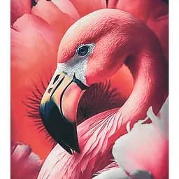 Алмазная мозаика Розовое произведение природы SK88230 40х50 см