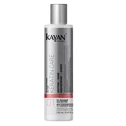 Шампунь для пошкодженого і тьмяного волосся Keratin care Kayan Professional 250 мл