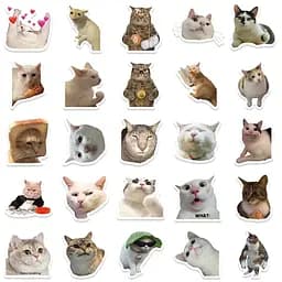 Стікерпак GeekLand Kitties 50 штук - мініатюра 3