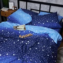 Підковдра Moon&Star Бязь Gold Люкс Night Glow Полуторна 143x210 см - мініатюра 3