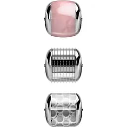 Електронний ролик для обличчя з мікроголками GESKE MicroNeedle Face Roller 9 в 1 фіолетовий - мініатюра 3