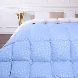 Ковдра пухова MirSon Karmen №1858 Bio-Blue 70% пух євростандарт 220x200 блакитна (2200003014570) - мініатюра 2