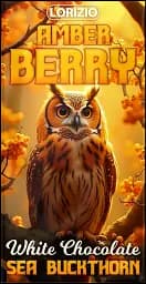 Шоколад Lorizio обліпиховий білий "AMBER BERRY" 100 г