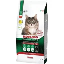 Сухий корм для котів Morando Tradizioni з яловичиною та свининою 9 шт. х 1.5 кг (13.5 кг)