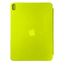 Чохол-книжка для планшета Apple iPad Air 10.9 (2020)/Air 10.9 M1 (2022), Smart Case, жовтий, з функцією підставки і авто сну/пробудження на планшет, штучна шкіра, мікрофібра, магнітна кришка з автовідключенням екрану, Original (ARM59465) - мініатюра 2