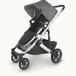 Універсальний візочок 2 в 1 UPPAbaby CRUZ 2, JORDAN (графітово-сірий меланж/срібляста рама/чорна шкіра) - мініатюра 10