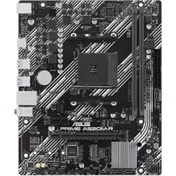 Материнська плата Asus Prime AM4 (A520) A520M-R, A520, 2xDDR4, Int.Video(CPU), 4xSATA3, 1xM.2, 1xPCI-E 3.0 x16, 1xPCI-E 3.0 x1, ALC887, RTL8111H, 6xUSB3.2/4xUSB2.0, HDMI, MicroATX