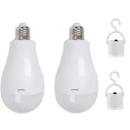 Аварійні світлодіодні лампочки 15 Вт Акумуляторна батарея Резервні лампи Аварійна лампа з 2 шт. Вбудована батарея Портативні