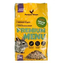 Корм для шиншилл и дегу Perlyna Stepu Premium Menu зерносмесь 1 кг