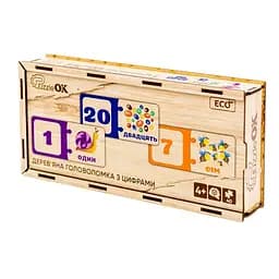 Дерев'яна головоломка-пазл з цифрами PuzzleOK Puz-53322 - мініатюра 2