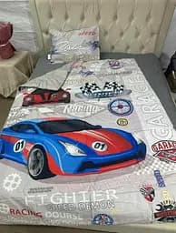 Комплект постельного белья с летним одеялом Laura Grand 100% котон - полуторный набор с наволочкой машина