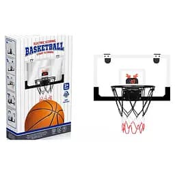 Набір для баскетболу, кільце з сіткою, щит з електронним табло, м’яч, насос MR1407