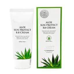 Тональный крем для лица Jigott Aloe Sun Protect BB Cream SPF41 PA++ с алоэ вера, 50 мл